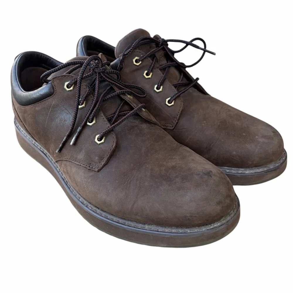 L.L. Bean Stonington Brown Leather Oxford Shoe Men’s Size 11.5 - Picture 4 of 11